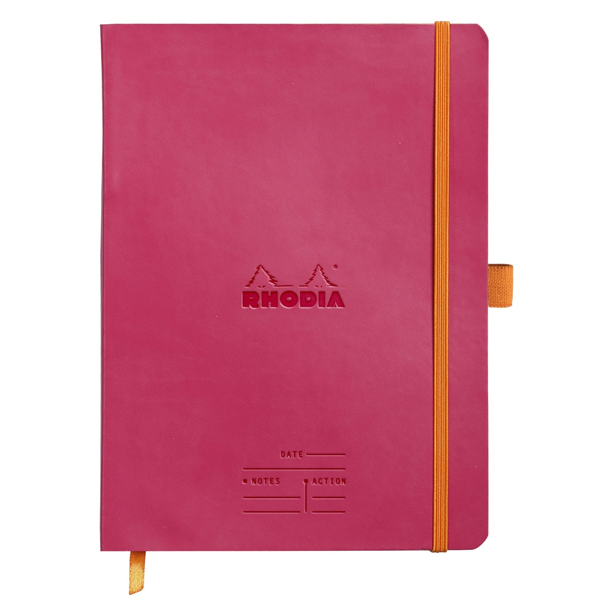Imagem 0 de Caderno Meeting Book em pele sintética A5+ Rhodia framboesa