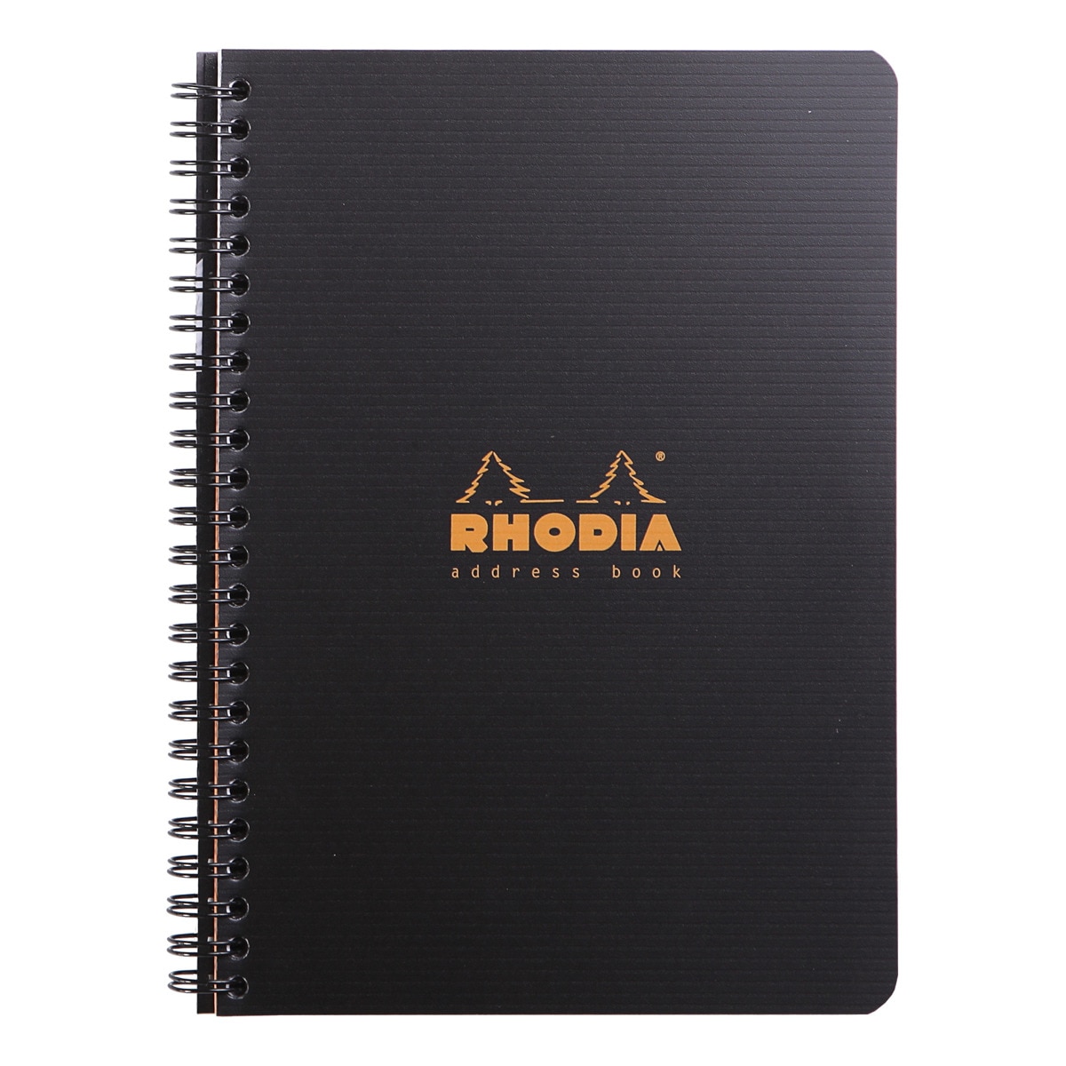 Imagen 0 de Índice telefónico polipropileno A5 Rhodia Negro