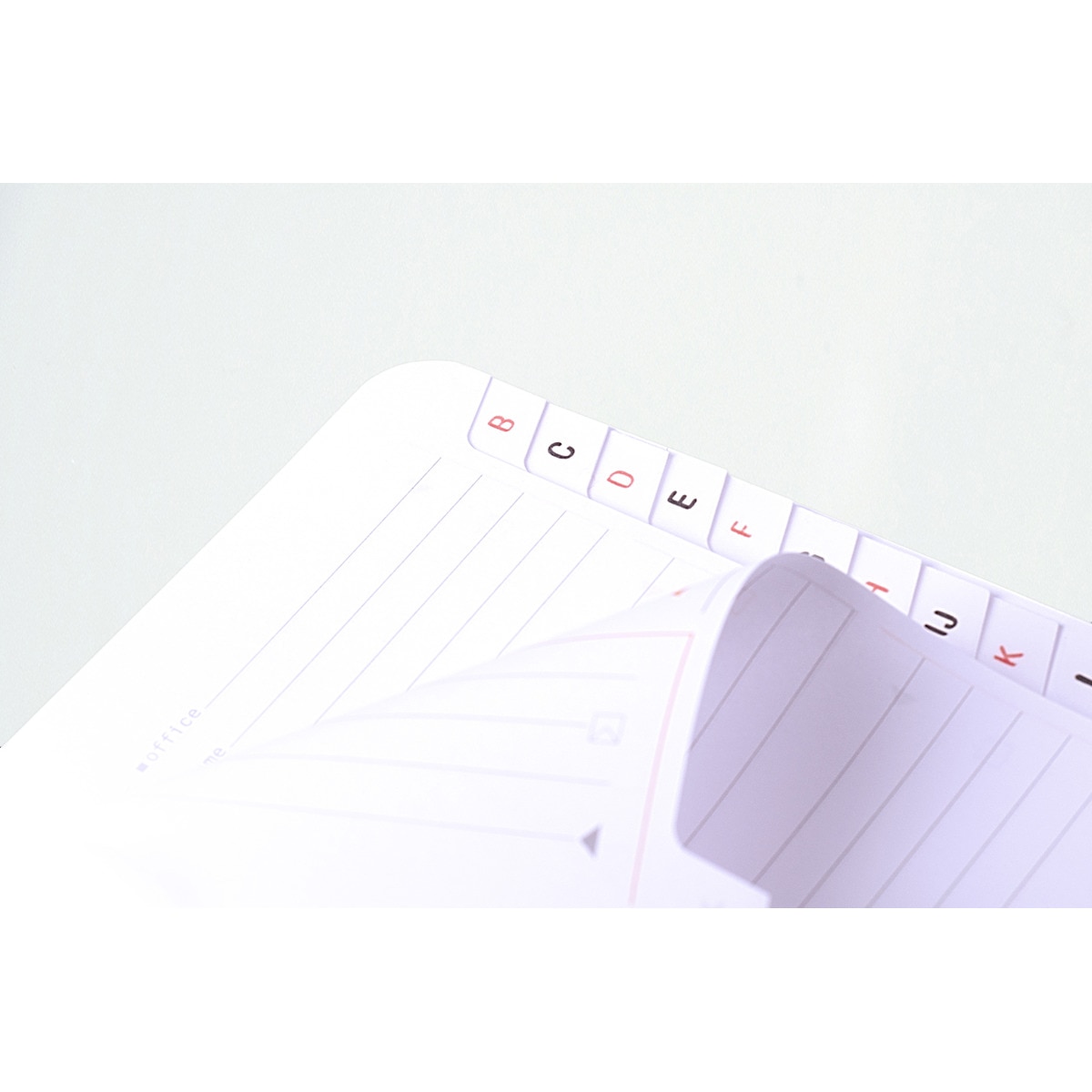 Índice telefónico polipropileno A5 Rhodia Negro Negro-2