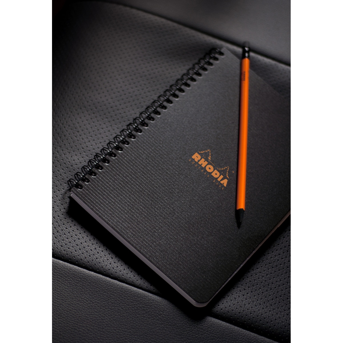 Índice telefónico polipropileno A5 Rhodia Negro Negro-4