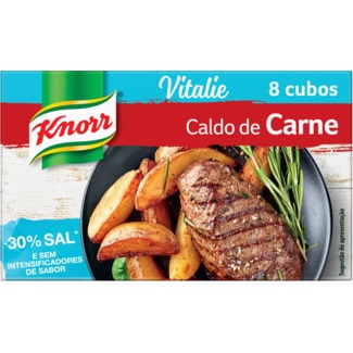 Caldo Vitalie de Carne 8 Cubos embalagem 80 g - Knorr