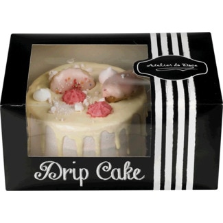 Drip Cake Rosa com Frutos Silvestres embalagem 1 kg - Atelier Do Doce