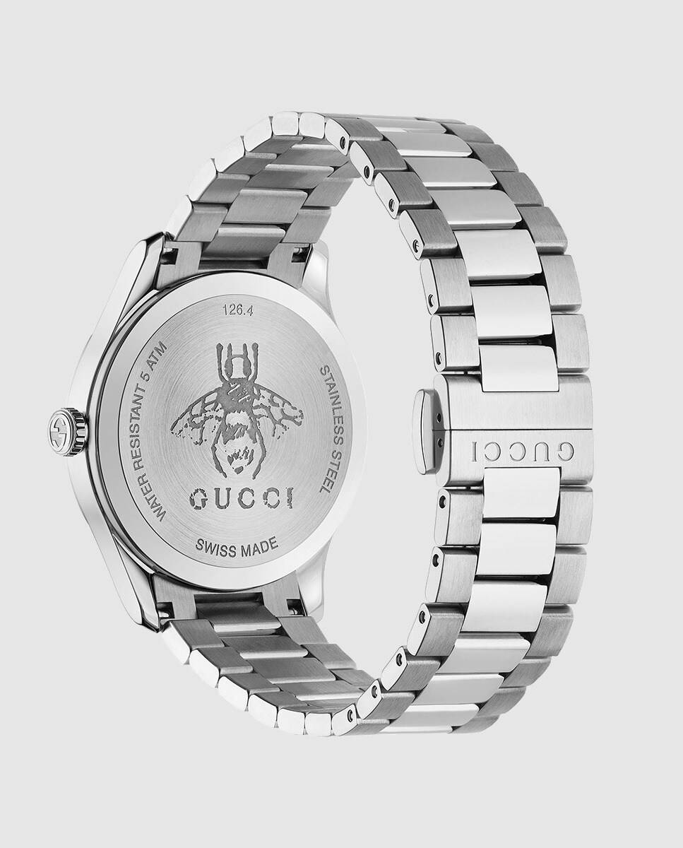 Relógio G-Timeless YA1264126 de Aço Prata-2