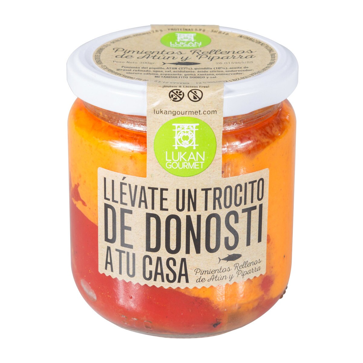 Poivrons farcis au thon et au piment d'Ibarra Lukan Gourmet