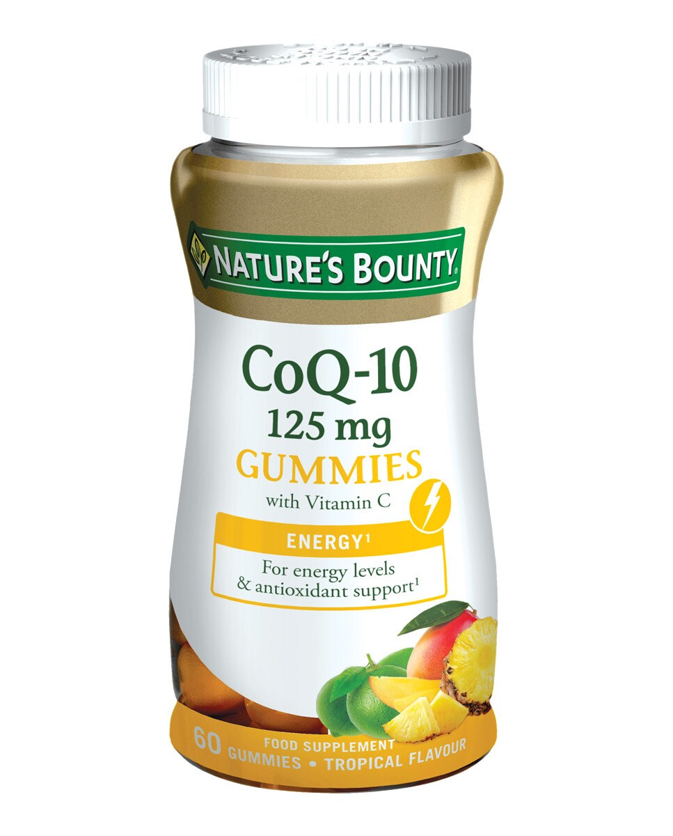 Nature's Bounty - 60 Gominolas CoQ-10 Gummies Con Vitamina C 125 Mg