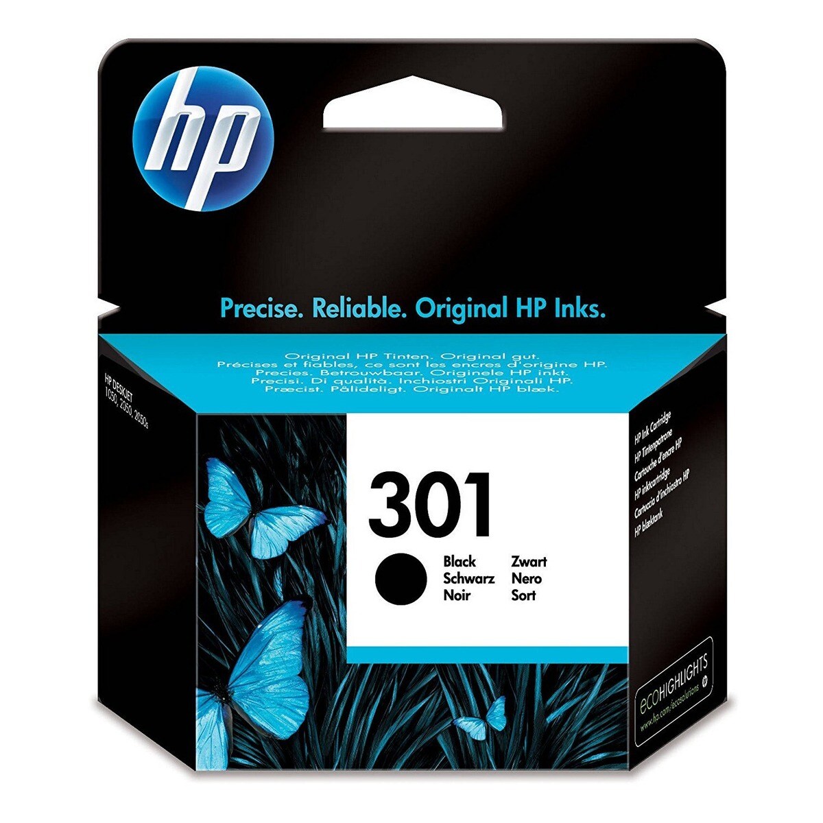 Tinteiro HP Original CH561EE 301 Preto - aproximadamente 170 páginas Preto-1