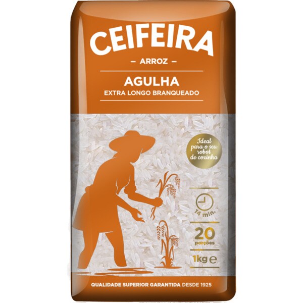 Ceifeira Arroz Agulha Extra Longo embalagem 1 kg