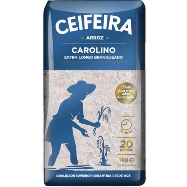Ceifeira Arroz Carolino embalagem 1 kg