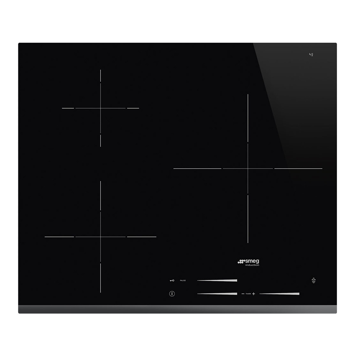 Imagen 0 de Placa inducción Smeg 3 zonas de cocción - SI7633B
