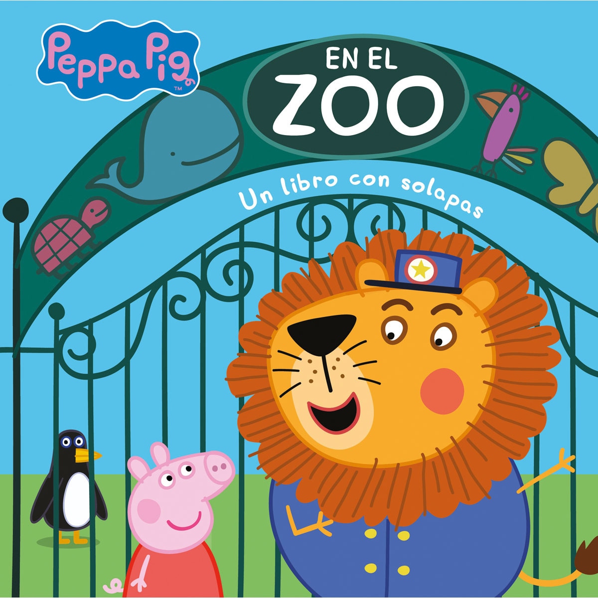 Imagen 0 de Peppa Pig. Libro de cartón con solapas - En el zoo: Libro con solapas