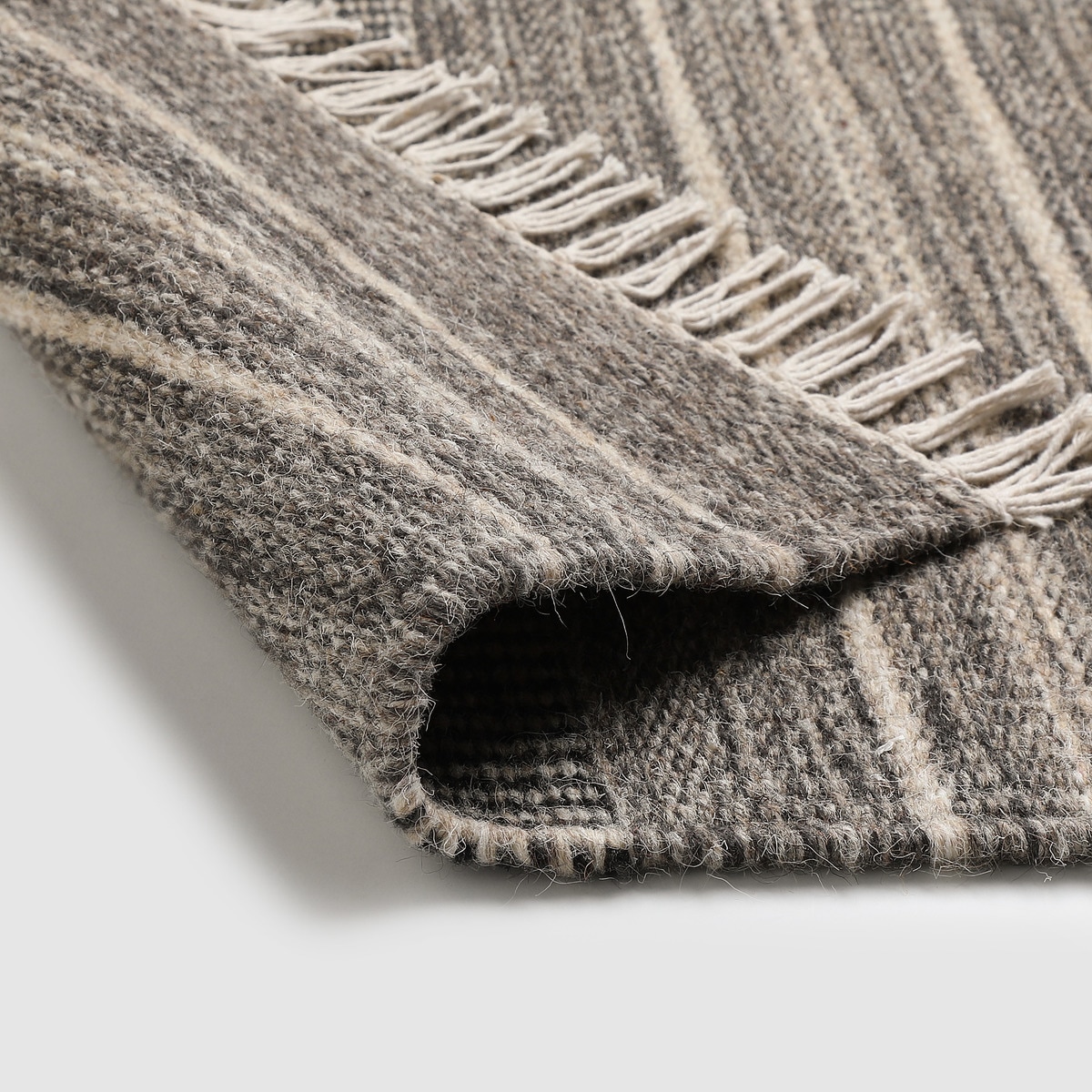 Tapete Dhurri Blanc El Corte Inglés Cinzento-2