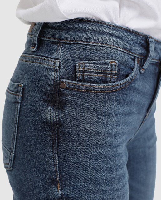 Vaquero de mujer talle medio en color azul denim · Esprit · El Corte Inglés