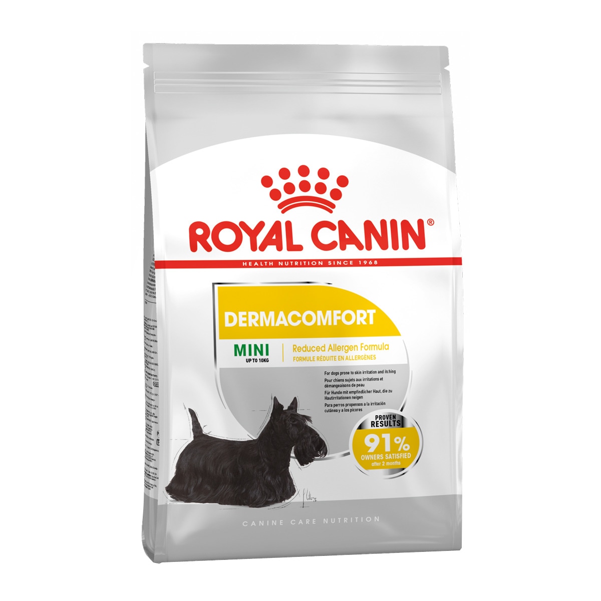 Pienso para perros adultos pequeños Royal Canin Mini Dermacomfort 3 kg 1