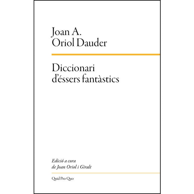 Diccionari d'éssers fantàstics(Tapa blanda) 1