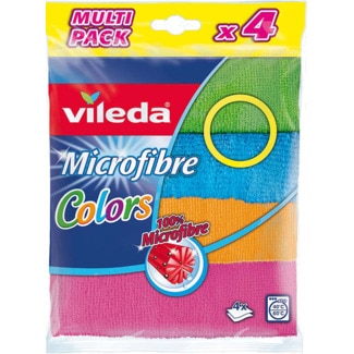 Panos Multiusos Cores embalagem 4 unidades - Vileda