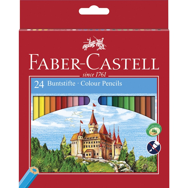 Imagem 0 de Caixa de 24 Ecolápis de Cor Castelo Faber-Castell