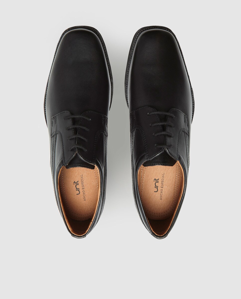 Zapatos de hombre piel Unit Negro · Unit · Hipercor