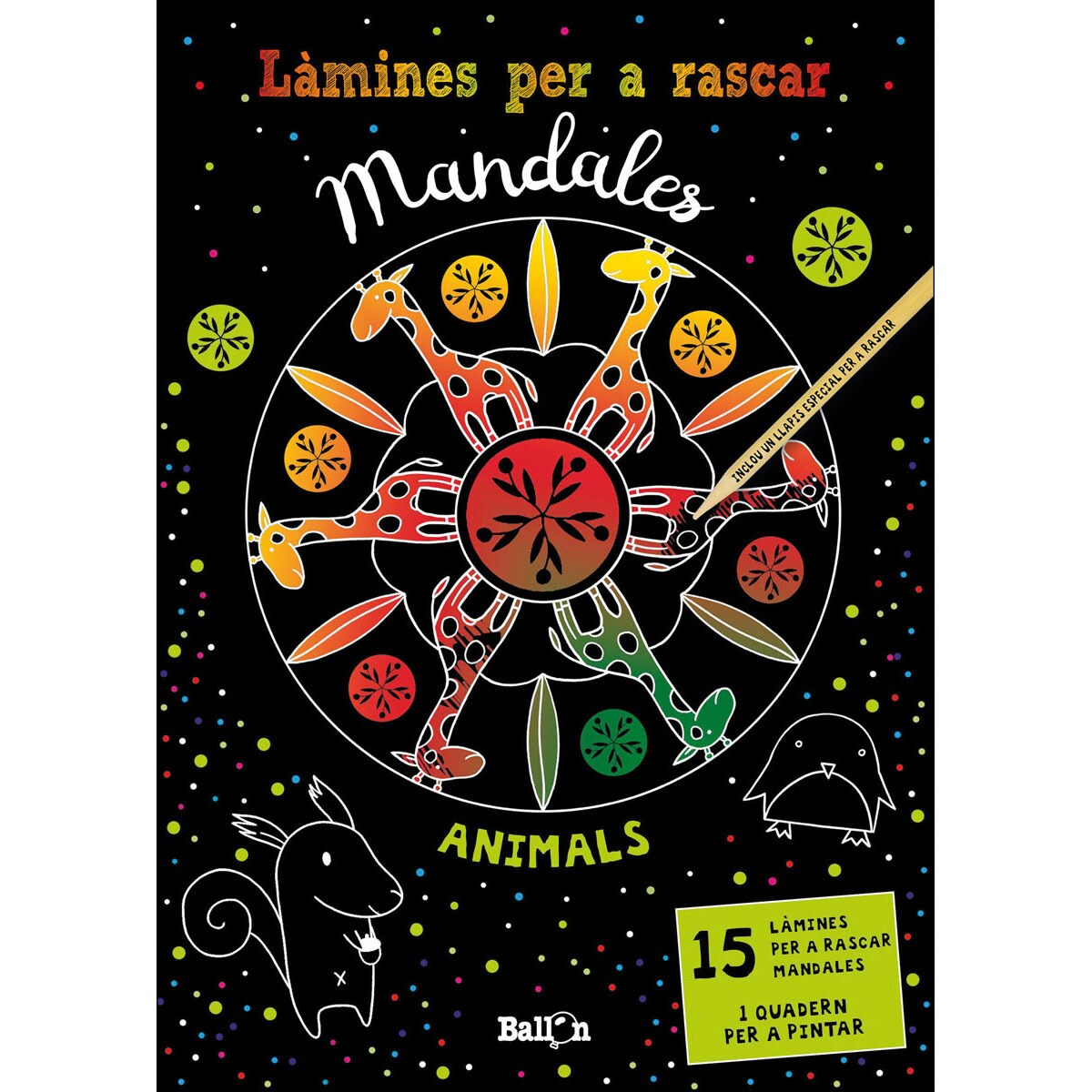 Làmines per a rascar Mandales - Animals 1