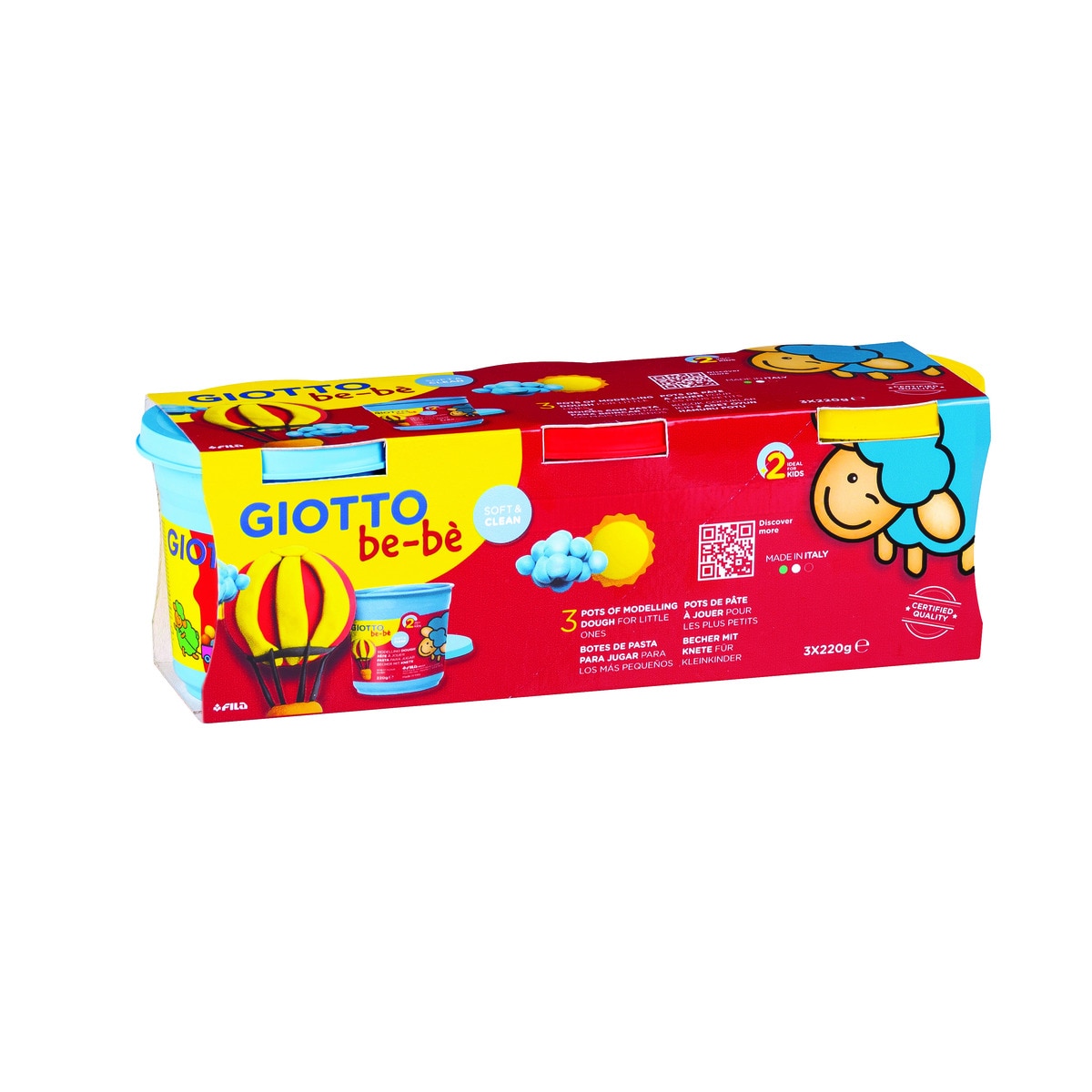 Imagem 0 de Super Pasta Para Brincar Be-Bè 3x220g. Giotto
