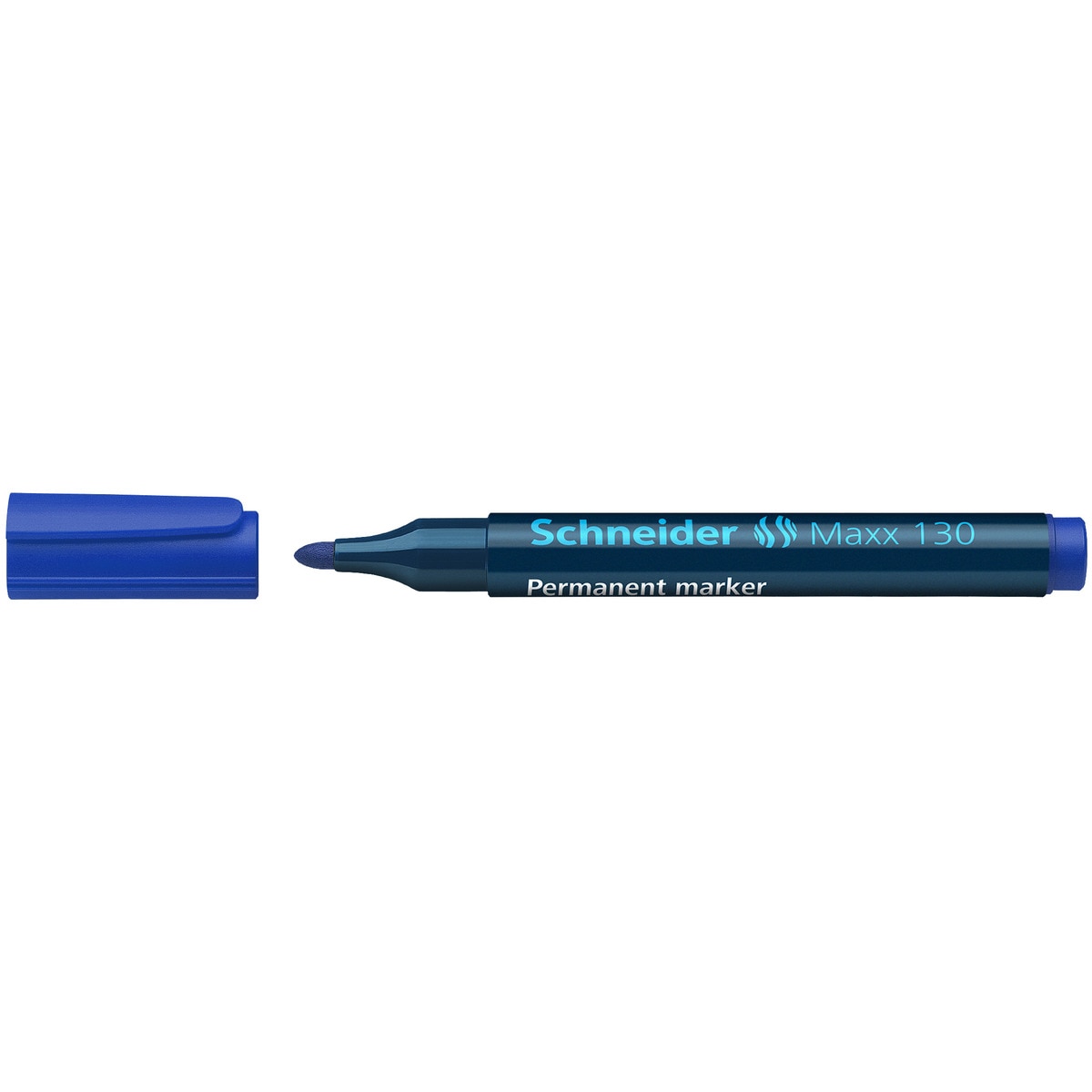Marcador Permanente 130 Azul Schneider 2