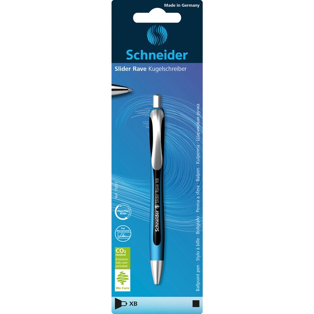 Imagem 0 de Caneta Preta Slider Rave Ballpoint Schneider