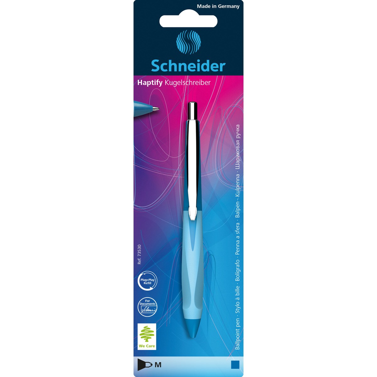 Caneta Azul Haptify Ballpoint Schneider 3