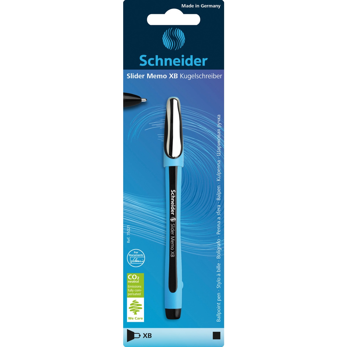 Esferográfica Preta Slider Memo XB Schneider 1