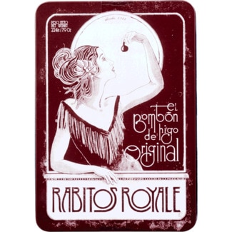 14 Bombons de Figo Lata Vintage lata 224 g - Rabitos Royale