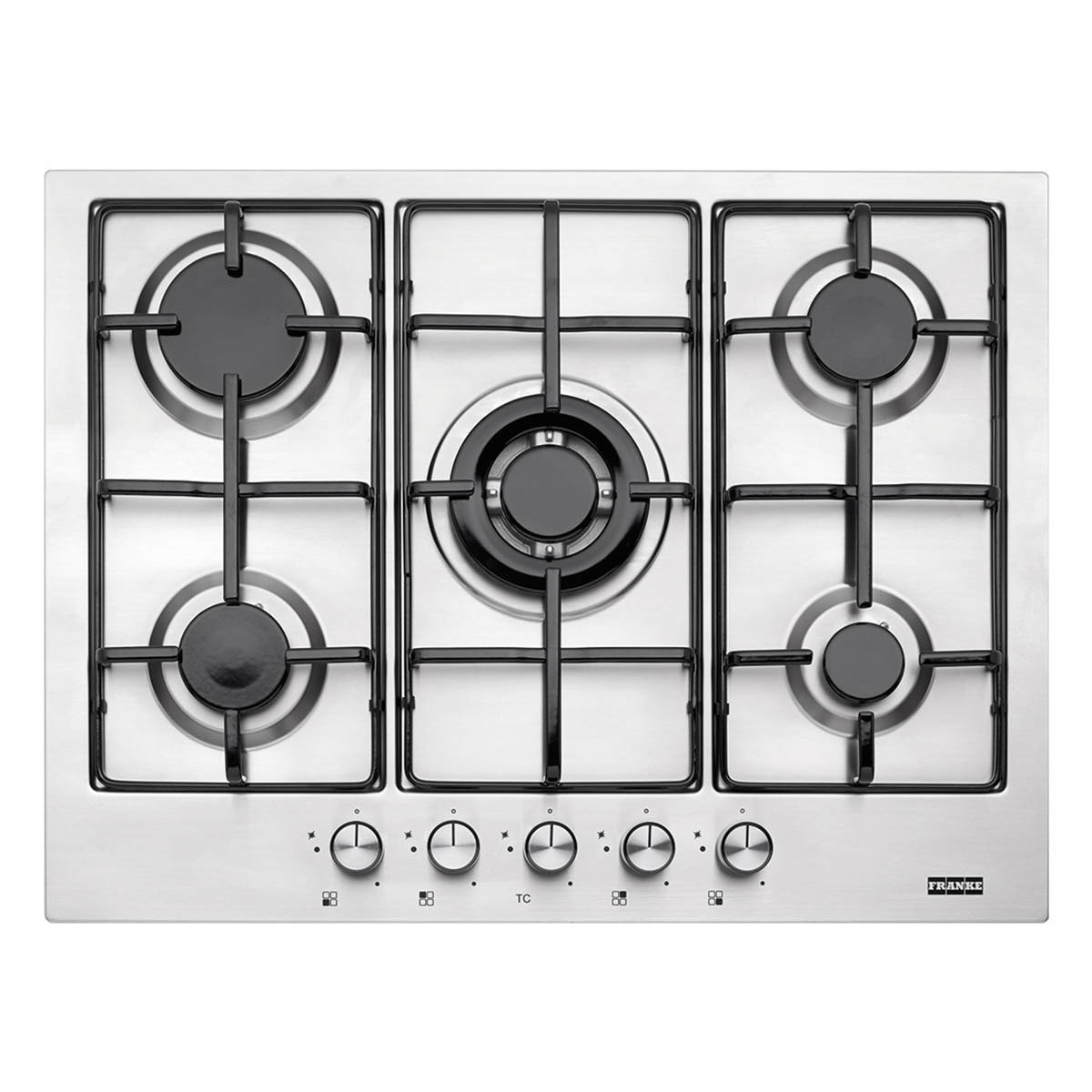 Imagen 0 de Placa gas Franke 5 quemadores - FHNL 705 4G TC XS E