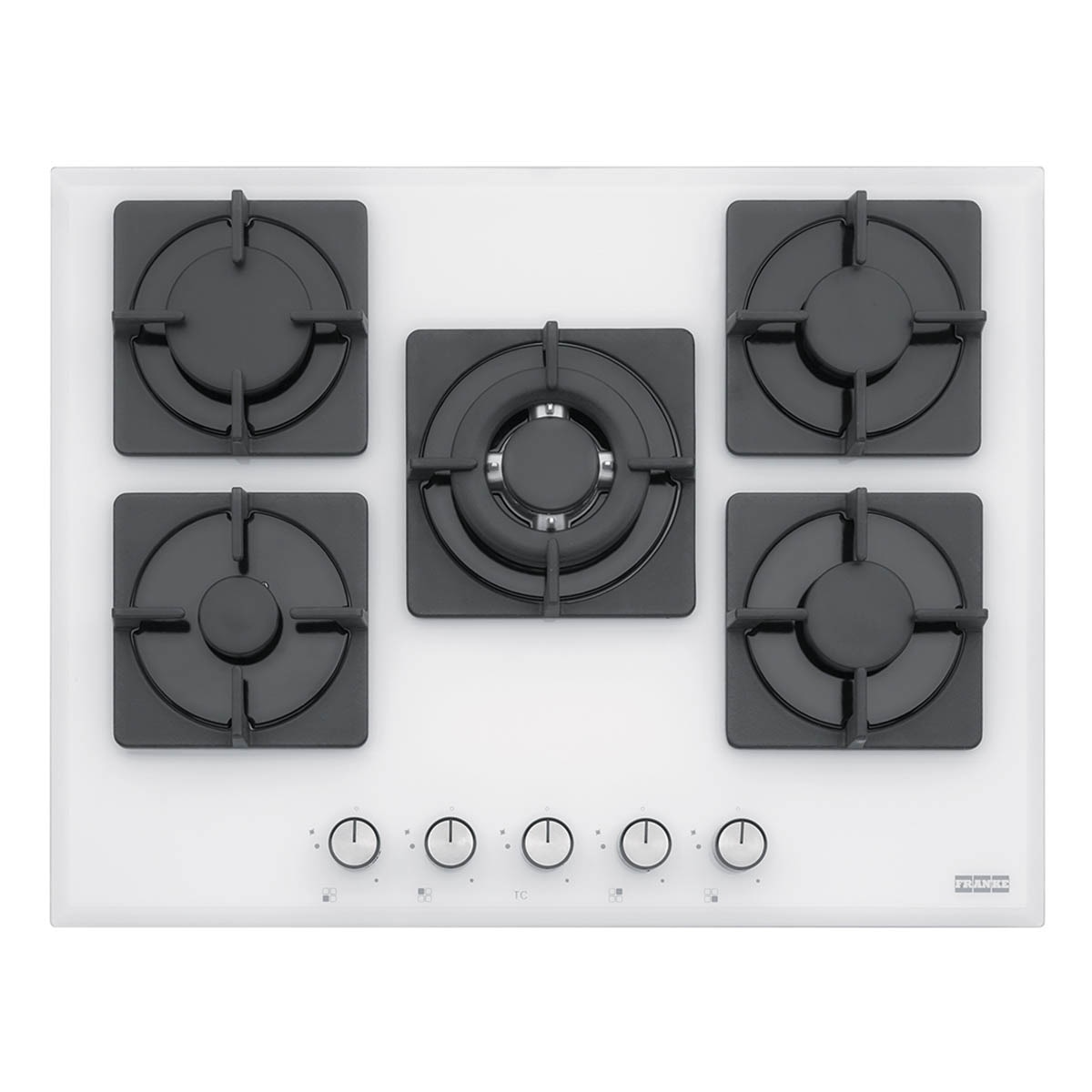 Imagen 0 de Placa gas Franke 5 quemadores - FHNS 705 4G TC WH C