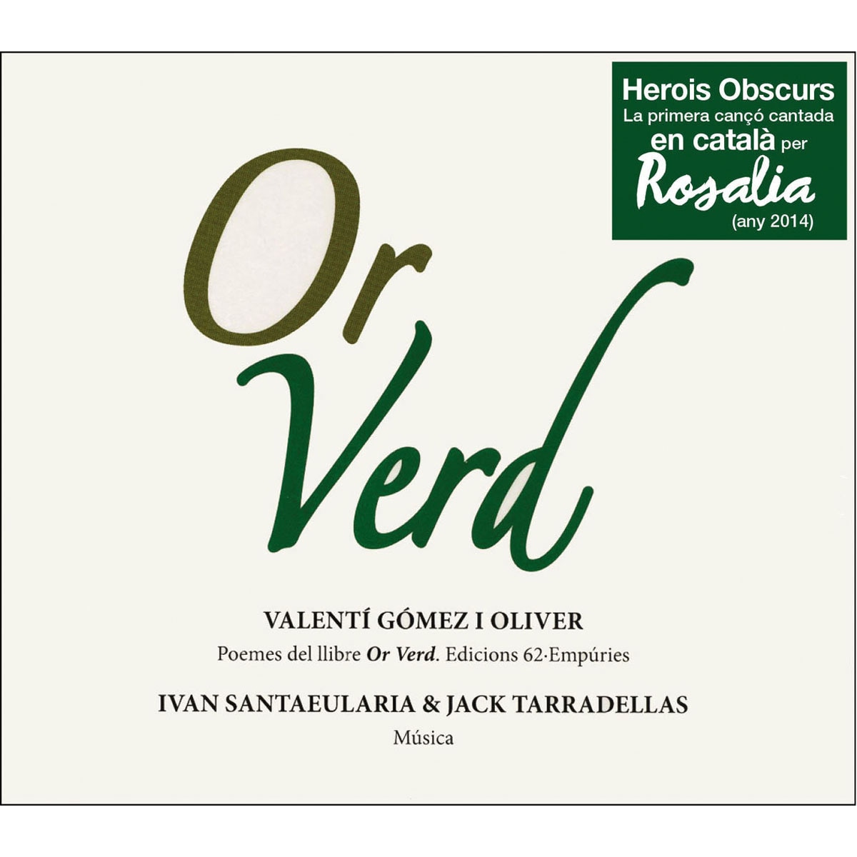 Imagen 0 de Or Verd (CD)