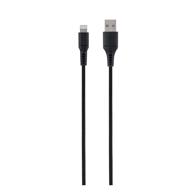 Imagen 0 de Cable Inves USB a Lightning MFi de 1 metro negro