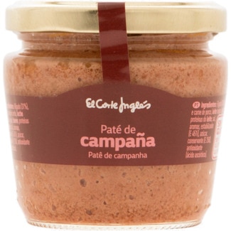Paté de Campanha sem Glúten frasco 160 g - El Corte Inglés