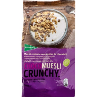 Muesli Crocante com Pedaços de Chocolate embalagem 500 g - El Corte Inglés