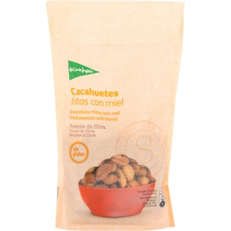 Amendoins Fritos com Mel sem Glúten embalagem 150 g - El Corte Inglés