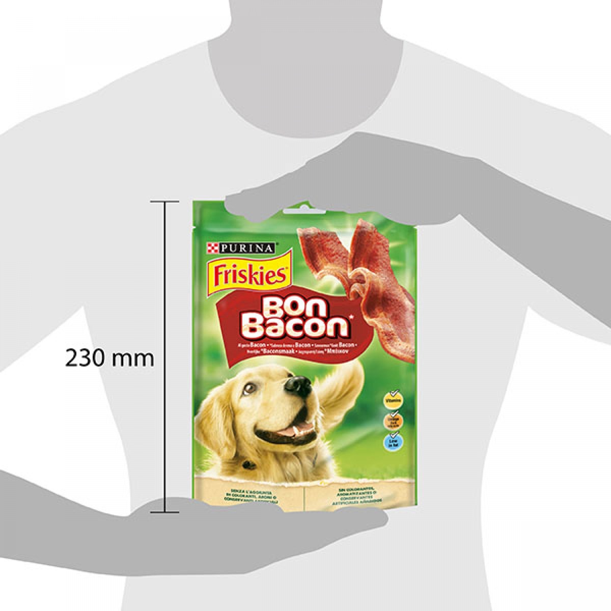 Snack para perros adultos Friskies Bon Bacon 120 g 3