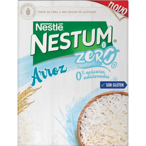 Nestum Cereais Arroz sem Glúten Zero embalagem 250 g