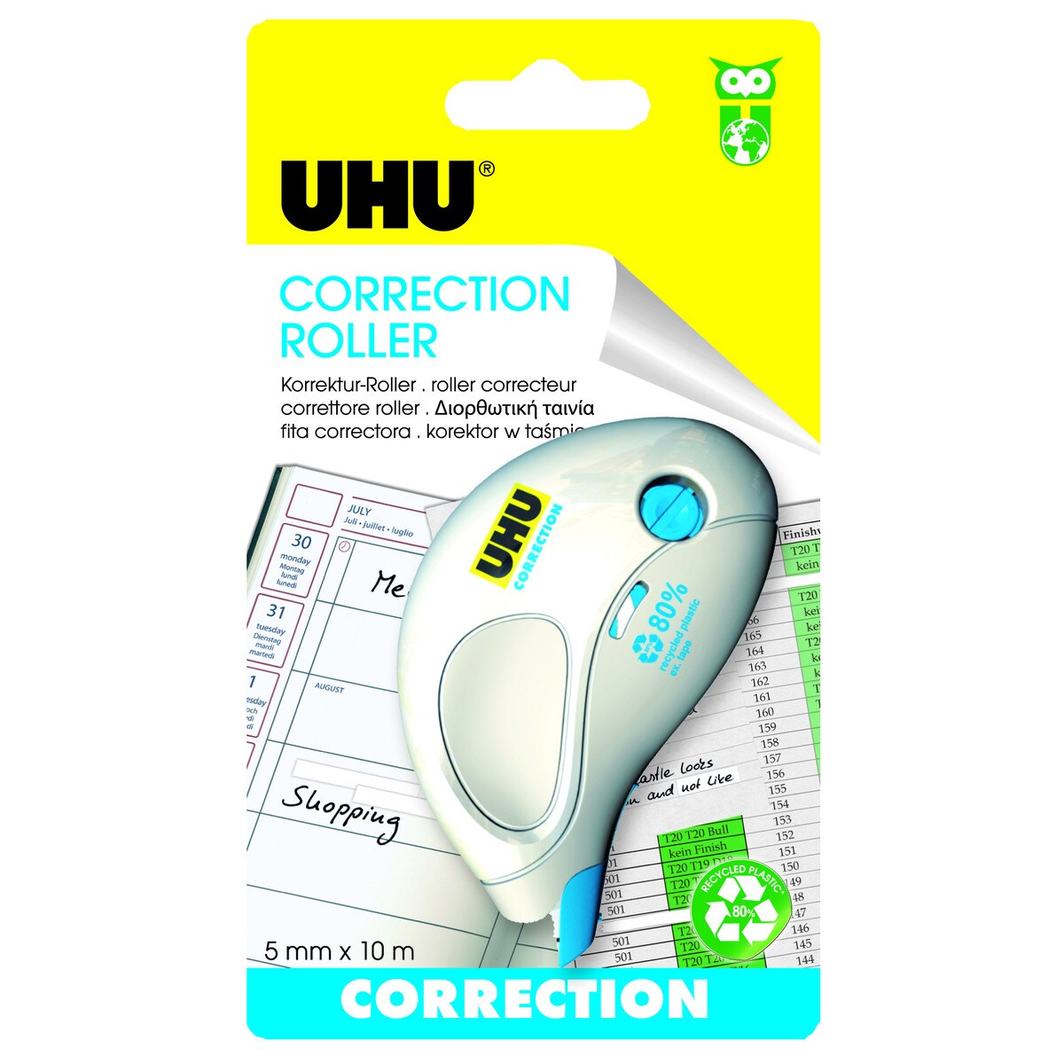 Corrector UHU Roller Compacto - 10m 1