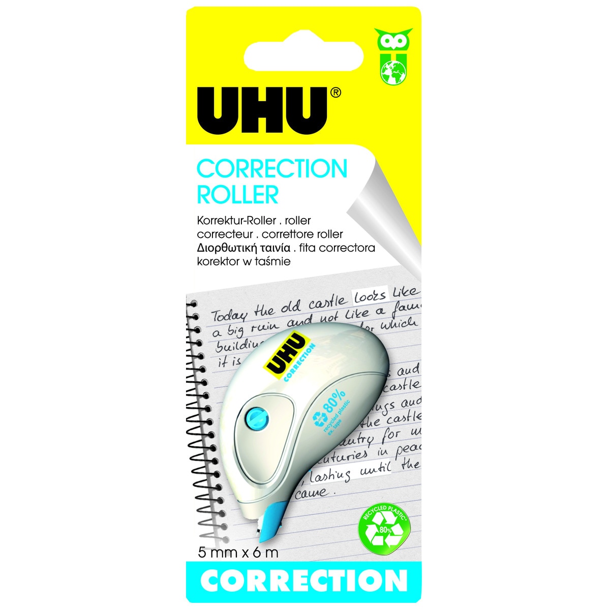 Corrector UHU Roller Mini - 6m 1