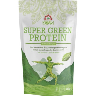 Super Green Protein em Pó Biológico embalagem 250 g - Iswari