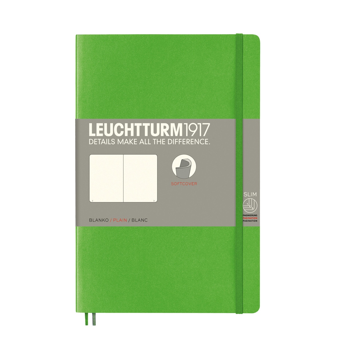 Imagem 0 de Caderno de notas B6 Capa mole Liso Leuchtturm1917 verde fresco