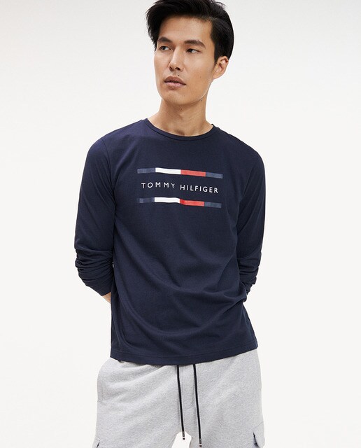 camisas manga larga tommy hilfiger hombre