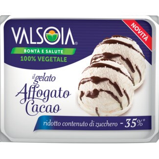 Valsoia Gelado de Chocolate 100% Vegetal -35% Açúcar embalagem 400 g