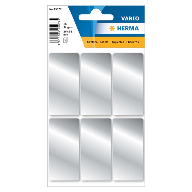 Imagem 0 de Etiquetas Prateadas Herma