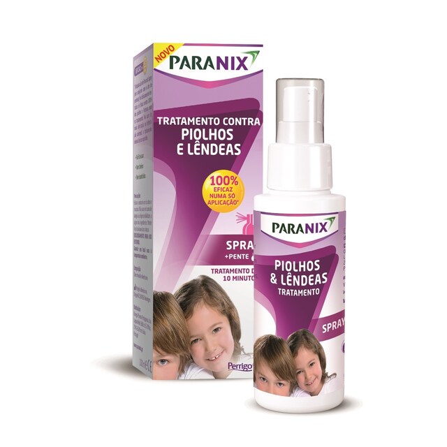 Imagem 0 de Spray Tratamento de Piolhos e Lêndeas 100ml + Pente Paranix