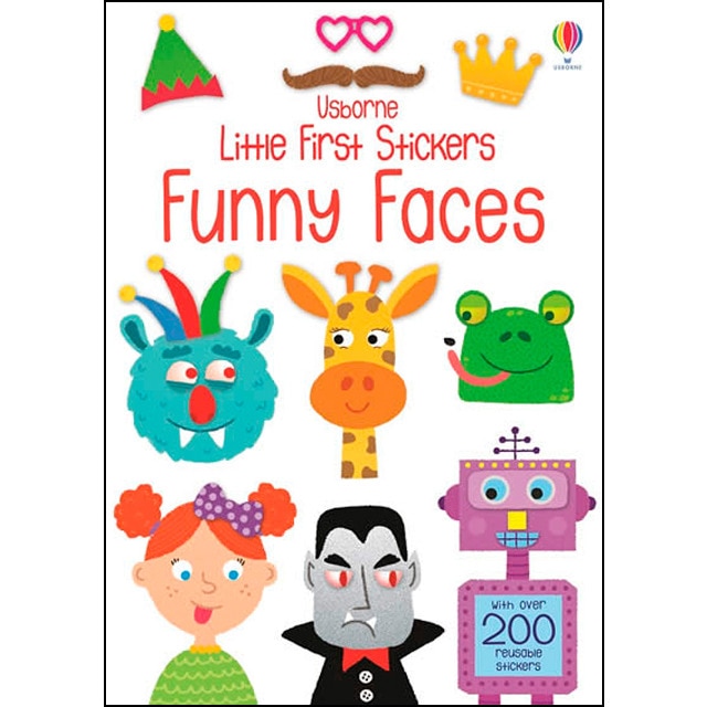 Little first stickers funny faces 1