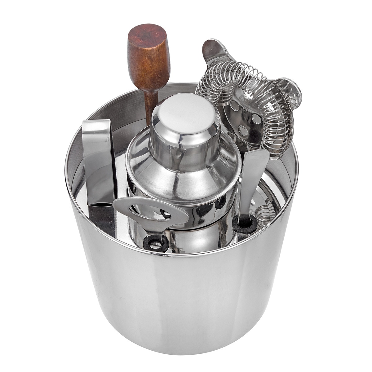 Conjunto de cocktail 7 peças Chicago El Corte Inglés Aço-2