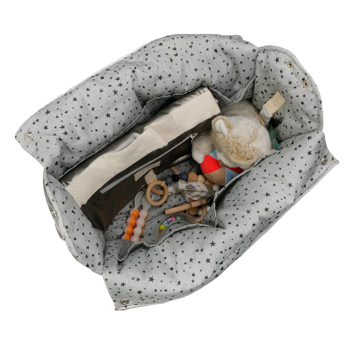 Bolso de Maternidad Petit Alo Glow in the Dark gris claro