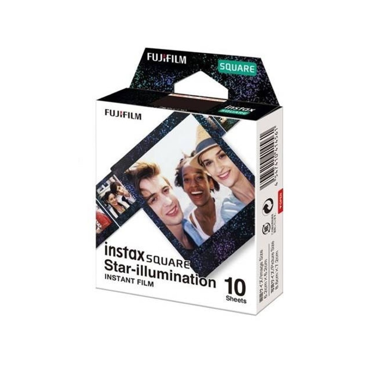 Imagem 0 de Papel Fotográfico Fujifilm Instax Square Marco - Preto