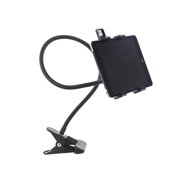 Imagem 0 de Suporte flexível com mola Kikkerland para tablet preto